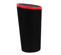 UPKOCH Poubelle de Voiture Petite avec Couvercle Étanche Bac de Rangement Portable pour Véhicule Organisateur Automobile Anti-débordement Rouge