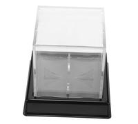 UPKOCH Présentoir à De Baseball Transparent Support Noir Boîte De en Plastique Étui De Baseball Design Simple pour Collectionneurs Protection De pour Affichage à