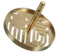 UPKOCH Presse à Cendres de Parfum en Cuivre Or Design Créatif, Outil Pratique Pressage des Cendres D'encensoir, pour Bureau et Salle de Yoga