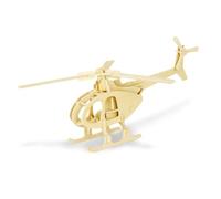 UPKOCH Puzzle 3D Hélicoptère en Bois, Modèle de Simulation 21,5 X 18,5 X 9,5 Cm, Jeu Éducatif pour Garçon et Filles, Bloc Puzzle D’hélicoptère Créatif pour Développer Dextérité