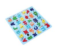 UPKOCH Puzzle Alphabet Russe Bois Montessori Éducatif pour Garçon Fille Apprentissage Précoce Puzzle Éducatif Interactif Développement Motricité Fine pour Maison et École