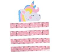 UPKOCH Règle De Amusante Autocollant Pour Garçon Fille Toise Décorative Avec Animaux Cartoons Pour Mesurer La Garçon Fille