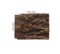 UPKOCH Reptile Terrarium Natural Cork Bark Background Realistic Habitat Decor for Gecko Lizard Spider Turtle Easy to Clean and Maintain