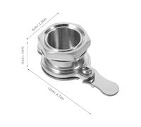 UPKOCH Robinet à guillotine pour extracteur de miel, équipement de récolte de miel pour ruche, seau d'embouteillage, conteneurs, argent