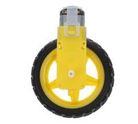 UPKOCH Robot Car Making Kit with Plastic Tires and High Efficiency DC Geared Motors Stable Power Output Versatile Traction Easy Installation for DIY Model Wheels Replacement