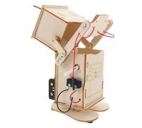 UPKOCH Robot Scientifique Et Technologique À Soi-même, Jouet en Bois, Mangeur De Pièces pour Enfants, Kit De Construction Éducatif, Modèle Mécanique pour L'exploration