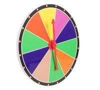UPKOCH Roue de Prix DIY Rotative avec Pointeur Rouge Jeu de Fête Portable pour Animation et Éducation Décoration Attrayante pour Événements et Expositions