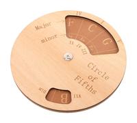 UPKOCH Roue des Accords de Guitare en Bois Beige, Outil Portable pour Renforcer la Théorie Musicale, pour Pratique Personnelle et Apprentissage au Piano