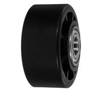 UPKOCH Roue Pivotante en Polypropylène 74X34 MM Roulement 6203 Roue de Rechange pour Vélo d'Appartement Tapis de Course et Équipement de Fitness Accessoire Solide pour Protection du