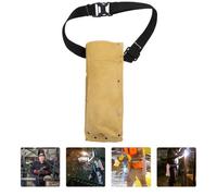 UPKOCH Sacoche de Rangement pour Baguettes à Souder Cuir Jaune Résistant Ceinture Ajustable pour Électricien et Soudeur Capacité Spacieuse pour Outils de Soudure