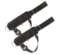 UPKOCH Sangle De Cheville D’entraînement Réglable en Polyester Et Eva, Câble Double D, Protection Légère, Lot, pour Musculation, Fitness Et Exercices à Domicile