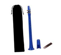 UPKOCH Saxophone de Poche Mini Portable Bleu Instrument à Vent Compact avec Sac de Transport pour Débutants et Amateurs