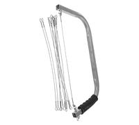 UPKOCH Scie à Fil U-shaped avec Lames de Rechange, Découpe Précise pour Métal, Outil Léger et Portable pour Travaux de Bricolage et Activités de Modélisme