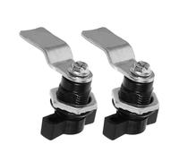 UPKOCH Serrure Came T-type pour Compartiment de Camping-car et Armoire Électrique, Lot de 2, Alliage de Zinc et ABS Noir, Résistante aux Intempéries pour Coffret d’Équipement