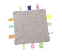 UPKOCH Serviette Apaisante pour Doux Mouchoir Morsure Sûr et Absorbant Câlin Multifonction pour Soulager et Accompagner le Sommeil des Tout-petits Gris