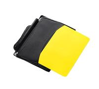 UPKOCH Set Arbitre Football avec Carton Rouge Jaune Deux Sifflets et Carnet Score Équipement Pratique pour Matchs et Entraînements