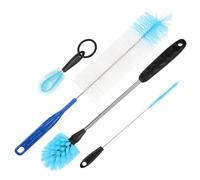 UPKOCH Set de 4 Brosses de Nettoyage pour Bouteilles et Pailles Kit Flexible et Léger pour Biberons Infuseurs à Thé et Tubes Accessoires Réutilisables pour Hygiène Familiale Optimale