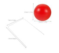 UPKOCH Set de Croquet pour Garçon Fille Kit de Jeu Extérieur avec Arceaux Détachables et Balles Accessoires pour Jeux de Jardin Famille et Parties Plein Air