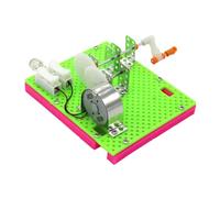 UPKOCH Set DIY Générateur Manuel Scientifique pour Garçon Fille Modèle Éducatif pour Expérience Électricité Apprentissage Observation et Cognition