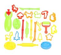 UPKOCH Set Outils pour Pâte à Modeler Colorée Kit de Moules DIY pour Garçon Fille Accessoires Créatifs pour Modelage Moules Variés pour Activités Manuelles Kit Éducatif et