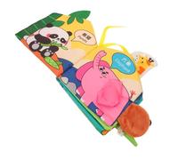 UPKOCH Soft Cloth Books with Crinkle Texture Tear Resistant and Chew Resistant Early Educational Toys for Months Sensory and Cognitive Development