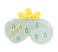 UPKOCH Sommeil en Peluche Motif Cactus, Bandeau Doux, Occultant, Adapté pour Nuits Relaxantes et Siestes, Usage Voyage Domicile, Présent Original pour Adultes et Garçon et Filles