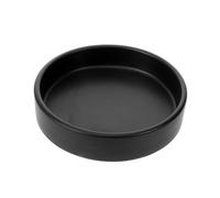 UPKOCH Soucoupe Céramique Mate Noire pour Plantes Dintérieur et Extérieur Plateau de Drainage pour Pots de Fleurs Support Stable Débordement Adapté Aux Pots de Petite
