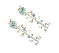UPKOCH Sticker Mural Hauteur Garçon Fille Autocollant Animaux Forêt Colorée Chartre de Auto Adhésive Décor Chambre Garçon Fille sans Résidu Mesure Amusante Durable