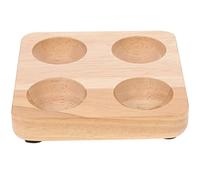 UPKOCH Support à Œufs en Bois D'acacia Simple pour Organisation et Protection des Œufs, Plateau de Rangement Compact et Solide Cuisine et Réfrigérateur