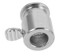 UPKOCH Support de Broche Rotative pour Barbecue Gaz Chrome, Accessoire Rôtisserie, Manchon de Fixation Solide, Utilisé en Extérieur pour Gril et Rôtissoire, Compatible Tourne-Broche Standard