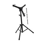 UPKOCH Support de Caisse Claire Alliage Noir Trépied Portable pour Batterie Rack Pratique pour Entraînement et Rangement