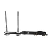 UPKOCH Support de Cloche à Vache avec Pince de Fixation Extension à Double Bras en Acier Support pour Batterie et Accessoires de Percussion Réglable pour Concert et Répétition