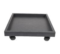 UPKOCH Support de Pot de Fleurs Mobile avec roulettes Plastique Plateau de Jardinage Pratique pour Plantes Intérieures et Extérieures Base Renforcée et Résistante Facile à Déplacer