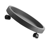 UPKOCH Support de Pot de Fleurs Robuste avec Roues Silencieuses Plateau Collecteur Eau Intégré pour Pots Lourds Intérieur et Extérieur