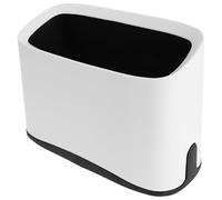 UPKOCH Support Portable pour Pelle à Litière Blanc Petit Format Organisateur pour Bac à Litière Base Anti-Déversement Accessoire Compact pour Nettoyage de Déjections Félines Station de