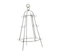 UPKOCH Support Suspendu pour Barbecue en Acier Inoxydable Grille de Barbecue avec Crochet Taille Petite pour Camping et Sorties en Plein Air Accessoire Pratique pour Cuisson