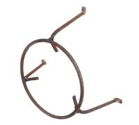 UPKOCH Support Tripode pour Wok Et Casseroles en Acier Rond, Usage Camping Extérieur, Petit Format Portable, Multifonction pour Foyer, La Cuisine De Plein Air Et Barbecue en Métal