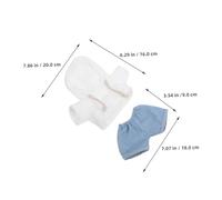 UPKOCH Sweet Plush Doll Clothes Set for Dolls Soft Bear Hoodie and Pants Outfit Replacement Comfortable and Easy to Clean