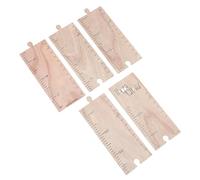 UPKOCH Tableau de Croissance en Bois Khaki pour Chambre D'garçon et Filles, Règle Murale sans Perçage, Décoration DIY pour Suivre la Courbe de Croissance des Kids