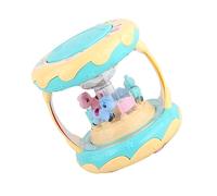 UPKOCH Tambour à Main Forme de Carrousel pour Garçon Fille Lumineux et Musical Cartoon Éducatif sans Pile Couleur Aléatoire Couleur Aléatoire