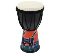 UPKOCH Tambour Africain : Djembé Africain de 10 Cm - Instrument de Percussion Portatif pour Tout-petits, pour La Musique Préscolaire, Les Percussions Et Les Performances Des Débutants