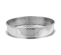 UPKOCH Tamis de Sol Manuel Inoxydable pour Jardinage et Cuisine Tamis Multi-Usage pour Terre Graines et Café Outil Pratique et Compact pour Affinage du Sol et Filtrage des Grains