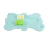 UPKOCH Tapis De Bain Bébé Coussin Éponge Rembourré Mint Siège De Bain pour Tout-Petit Stable Mousse Sécurisée Usage Lavabo Garçon Et Filles