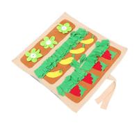 UPKOCH Tapis de Fouille pour Lapin, Coussin de Recherche de Nourriture | Tissu Léger et Sûr, Alimentation Lente, Facile à Ranger, pour Entraînement au Repas des Petits Animaux