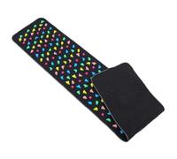 UPKOCH Tapis de Massage Antidérapant Ergonomique PP pour Réflexologie Plantaire Mat de Thérapie Pied Imitation Galets Portable pour Spa Maison et Voyage