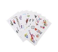 UPKOCH Tatouages Temporaires Autocollants Football 10 Feuilles 12x6,8 Cm Pour Garçon Et Filles Fête Garçon Fille Décorations Festives