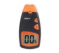 UPKOCH Testeur D'humidité du Bois Numérique LCD à Quatre Sondes, Noir | Plage 5 à 40 %, Mesure Précise, Plastique, pour Menuisiers et Panneaux de Contreplaqué