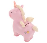 UPKOCH Tirelire Licorne Garçon et Filles Fille Décoration Chambre Résine Compacte Présent Fête Convient à Pièces Standard Usage Salon et Chambre à Coucher