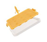 UPKOCH Toilette pour Chien avec Plateau Anti-Fuite Bac à Litière Spacieux pour Chiots Support Urine Pratique et Hygiénique pour Maison et Jardin