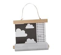 UPKOCH Toise Murale Garçon Fille Noire Règle de Mesure Hauteur Décor Simple et Roulable pour Chambre Garçon Fille